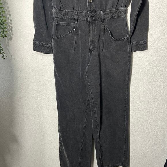 NEW Free People We The Free Touch The Sky One-Piece Black Denim Size Small $178 - Picture 10 of 13